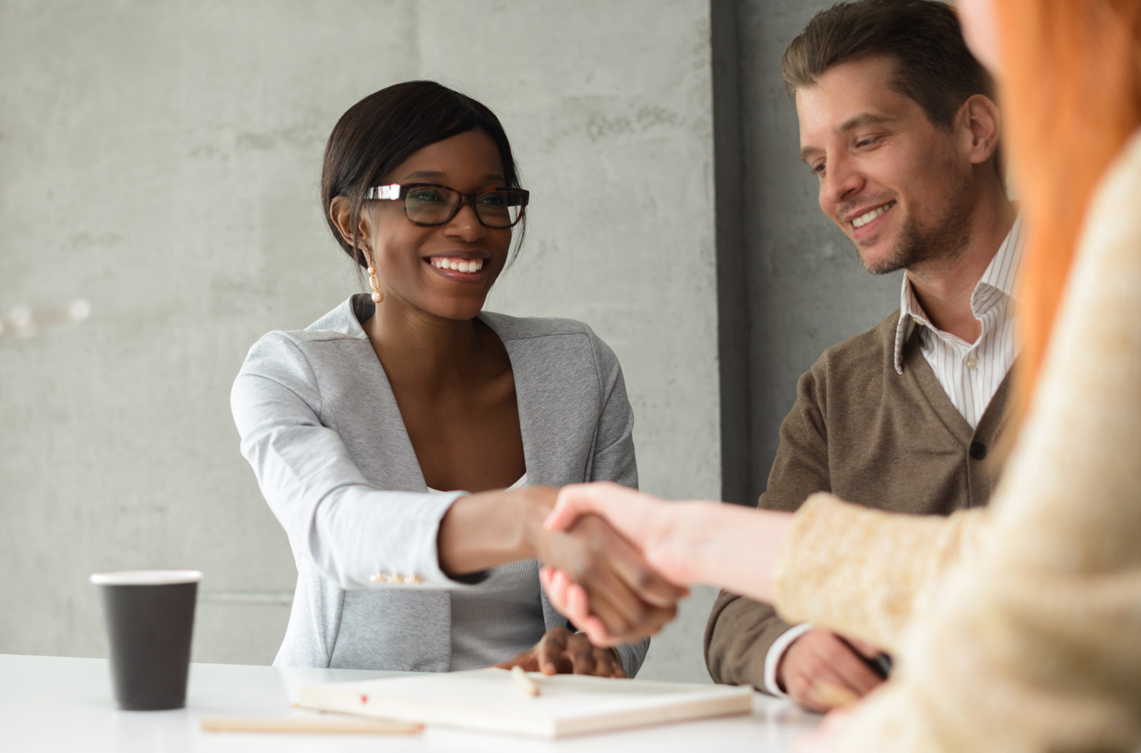 couple with financial professional